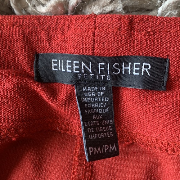 EILEEN FISHER Petite Stretch Crepe Slim Ankle Pants - Picture 8 of 9
